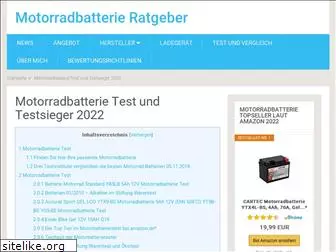 motorradbatterien-testsieger.de
