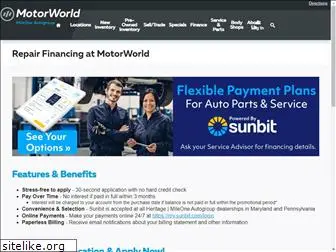 motorworldcreditcard.com