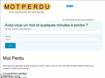 motperdu.fr