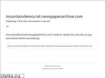 mountaindemocrat.newspaperarchive.com