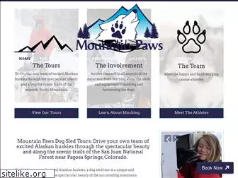 mountainpawsdogsledding.com