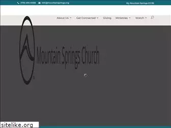 mountainsprings.org