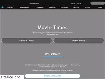 movieclock.com