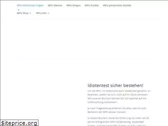 mpu-idiotentest-fragen.de