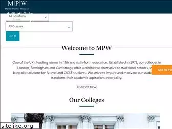 mpw.ac.uk