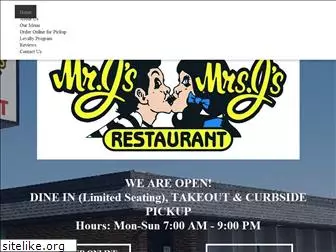 mrandmrsjsrestaurant.com