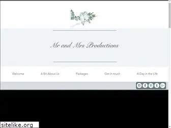 mrandmrsproductions.com