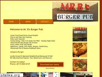 mrbsburgerpub.com