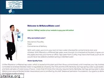 mrnaturalwater.com