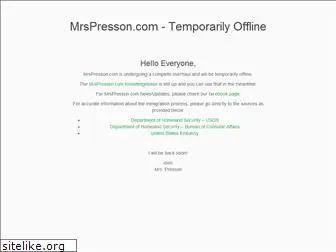 mrspresson.com