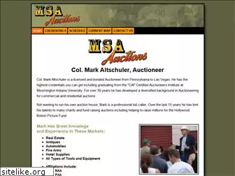 msaauctions.com