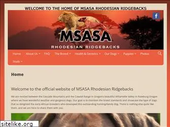 msasaridgebacks.com