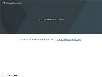 mscommunicate.com