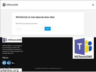 msteamsswe.se