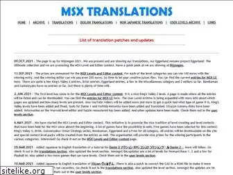 msxtranslations.com