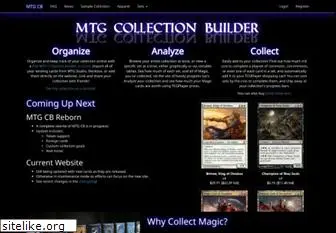 mtgcollectionbuilder.com