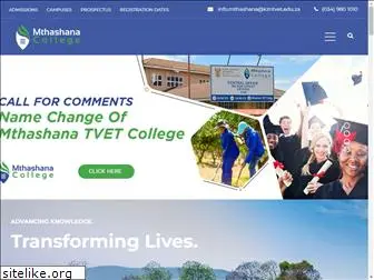 mthashanacollege.co.za