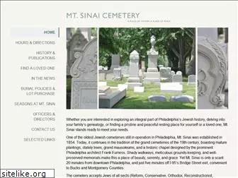 mtsinaicemetery.org