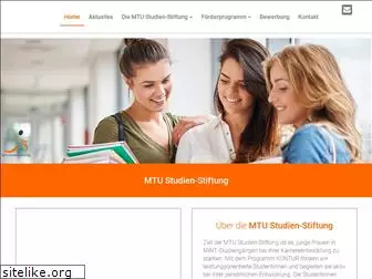 mtu-studien-stiftung.org