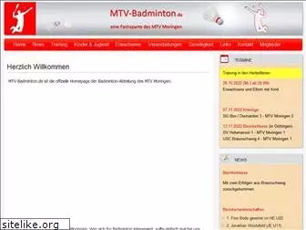 mtv-badminton.de