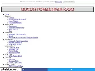 mucusstomachpain.com