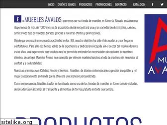 mueblesavalos.com