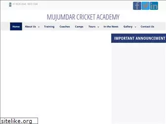 mujumdarcricketacademy.com