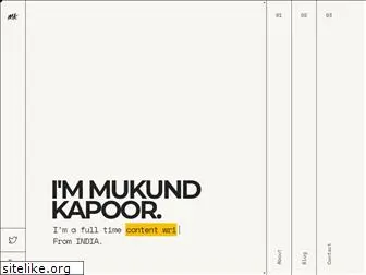 mukundkapoor.blogspot.com
