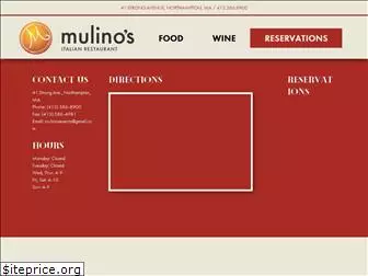 mulinosrestaurant.com