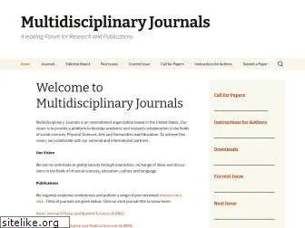 multidisciplinaryjournals.com