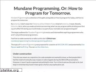 mundaneprogramming.github.io