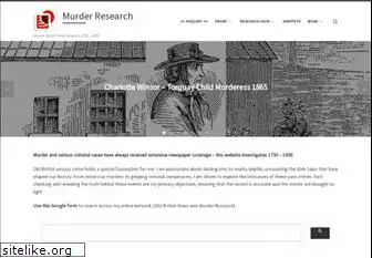 murderresearch.com
