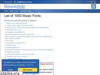 music-fonts.com