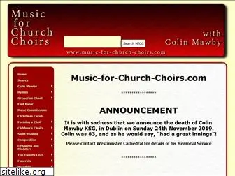 music-for-church-choirs.com