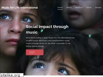 music4lifeinternational.org