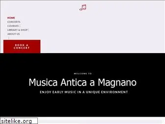 musicaanticamagnano.com