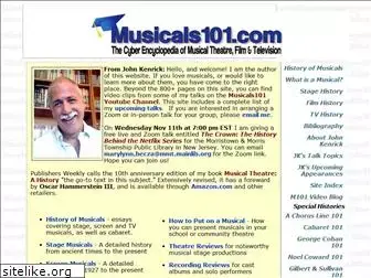 musicals101.com