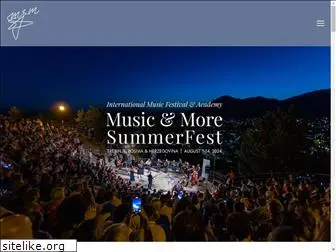 musicandmoresummerfest.com