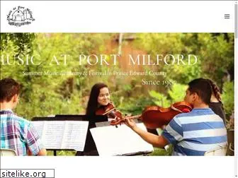 musicatportmilford.org