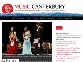 musiccanterbury.co.nz