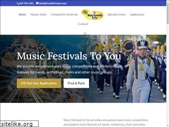 musicfestivalstoyou.com