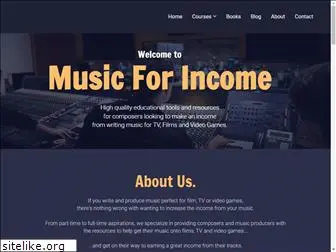 musicforincome.com