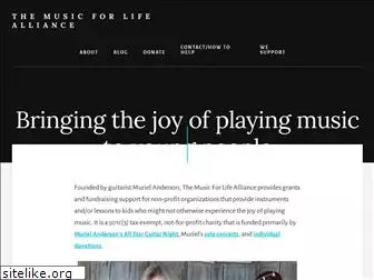 musicforlifealliance.org