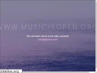 musicisopen.org