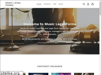 musiclegalforms.com