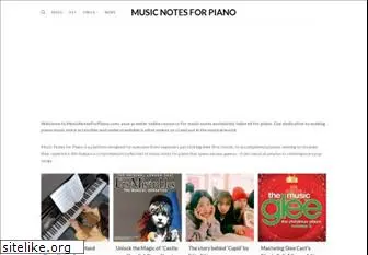 musicnotesforpiano.com