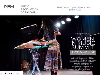 musicproductionforwomen.com