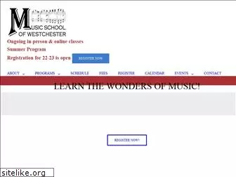 musicschoolofwestchester.com