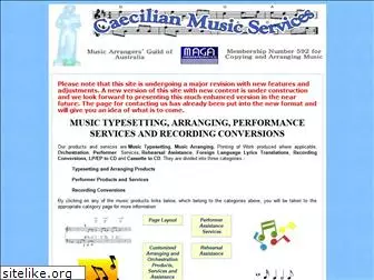 musicservices.caecilian.com