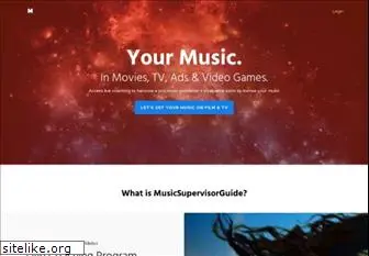 musicsupervisorguide.com